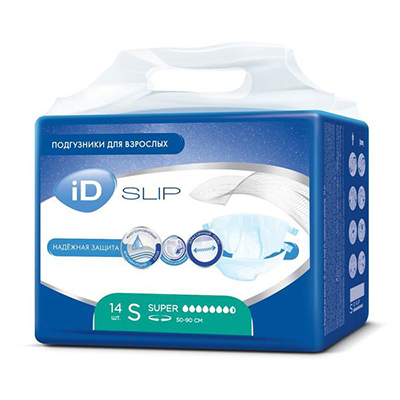 Подгузники для взрослых iD SLIP S 14 шт